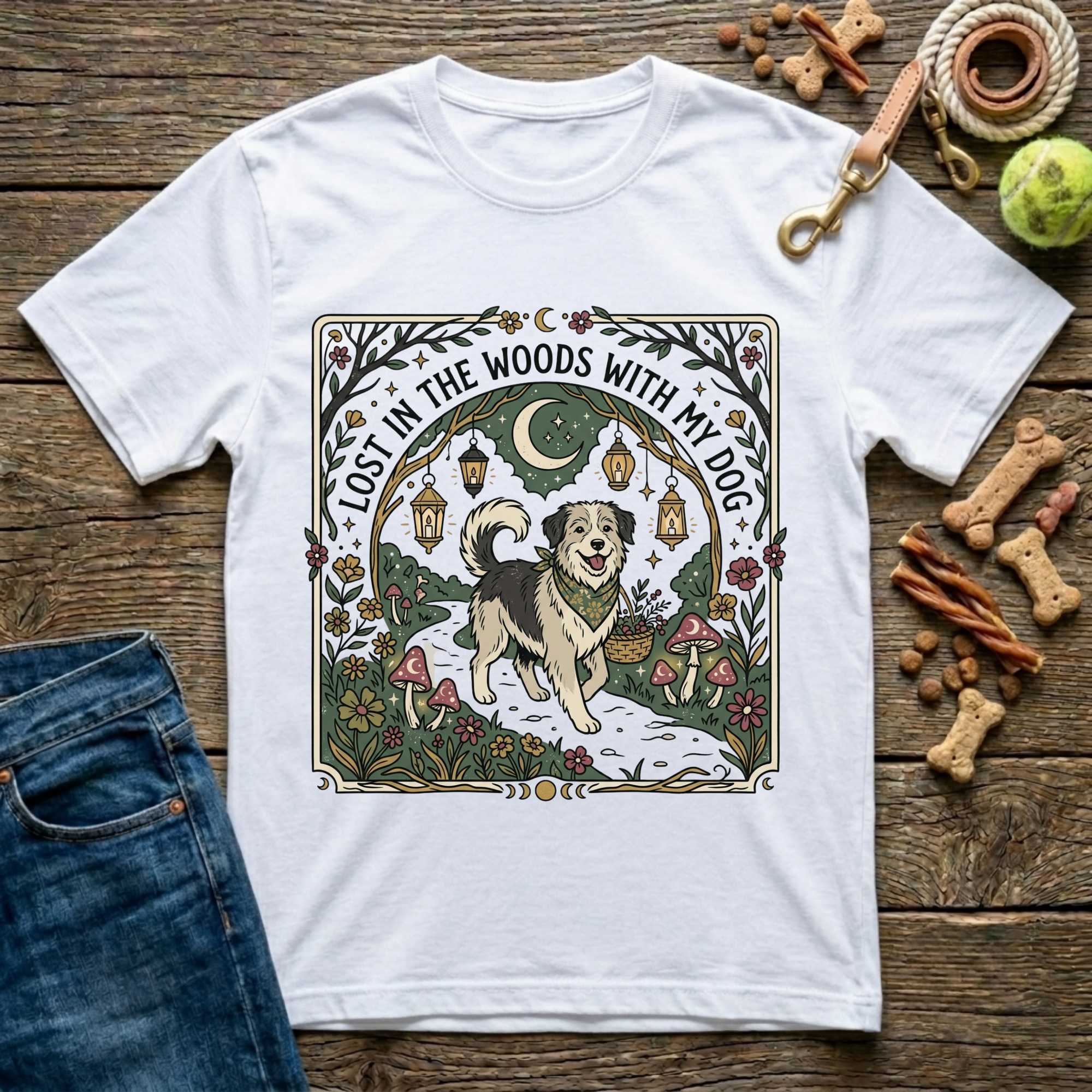 Lost In The Woods With My Dog T-Shirt