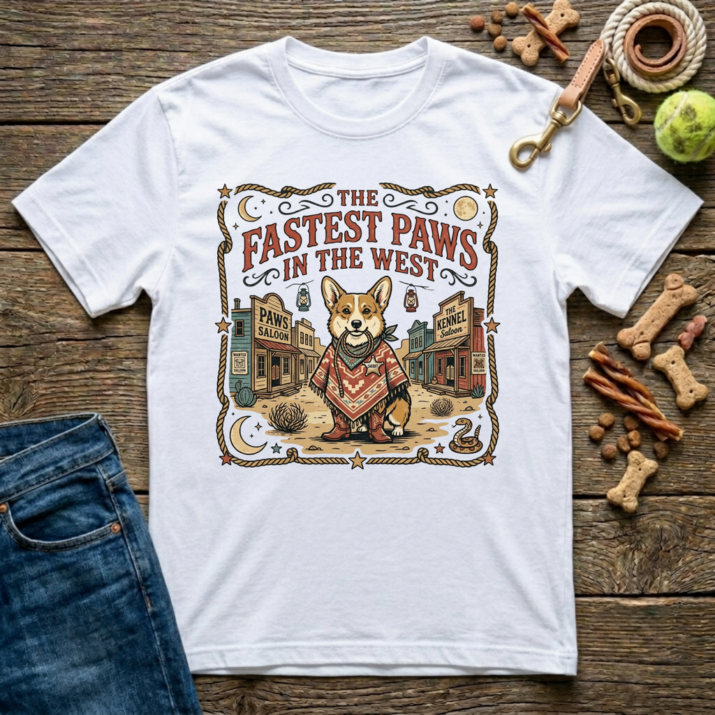 The Fastest Paws in the West T-Shirt