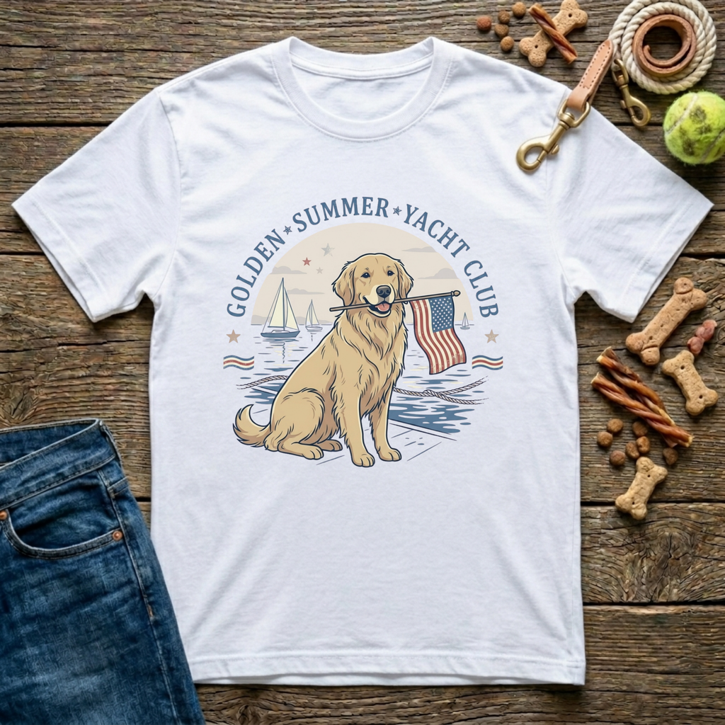 Golden Summer Yacht Club T-Shirt