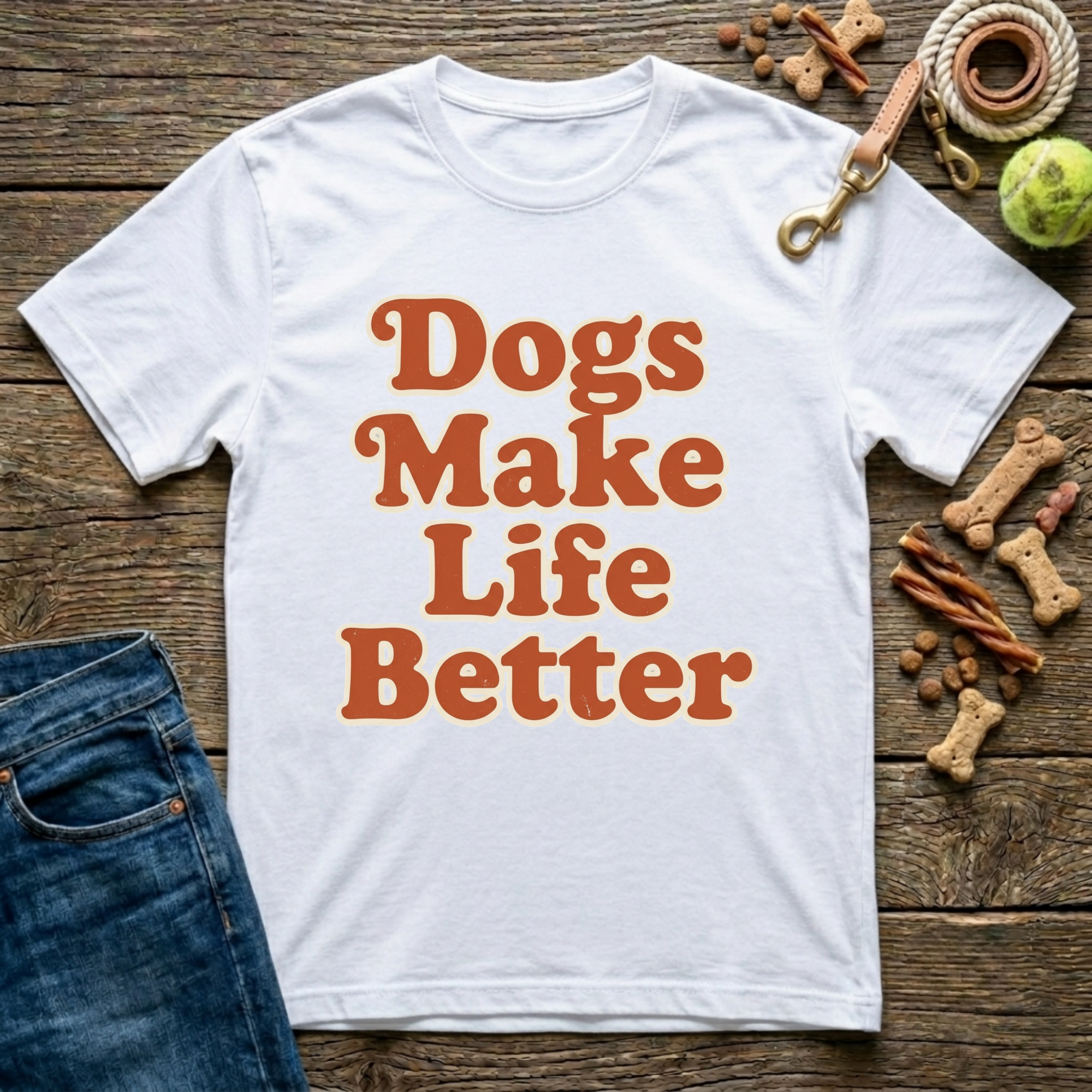 Dogs Make Life Better T-Shirt