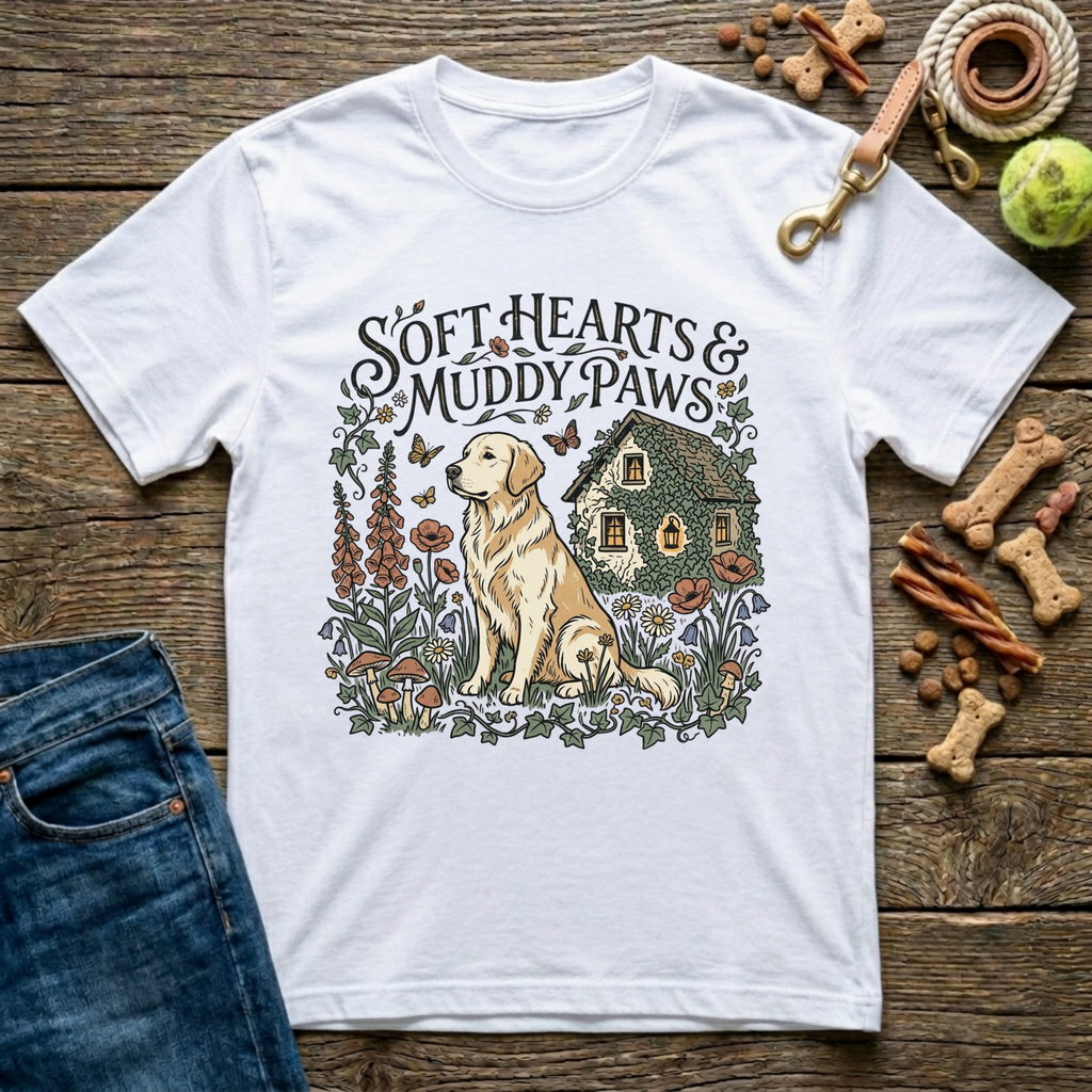 Soft Hearts & Muddy Paws T-Shirt
