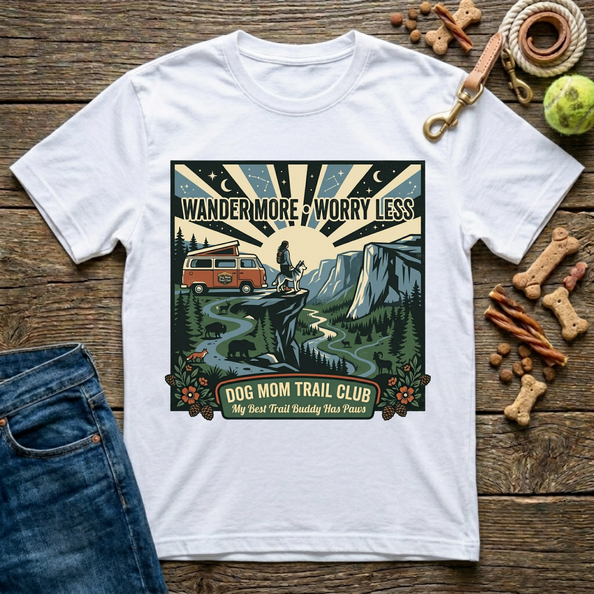 Wander More, Worry Less T-Shirt