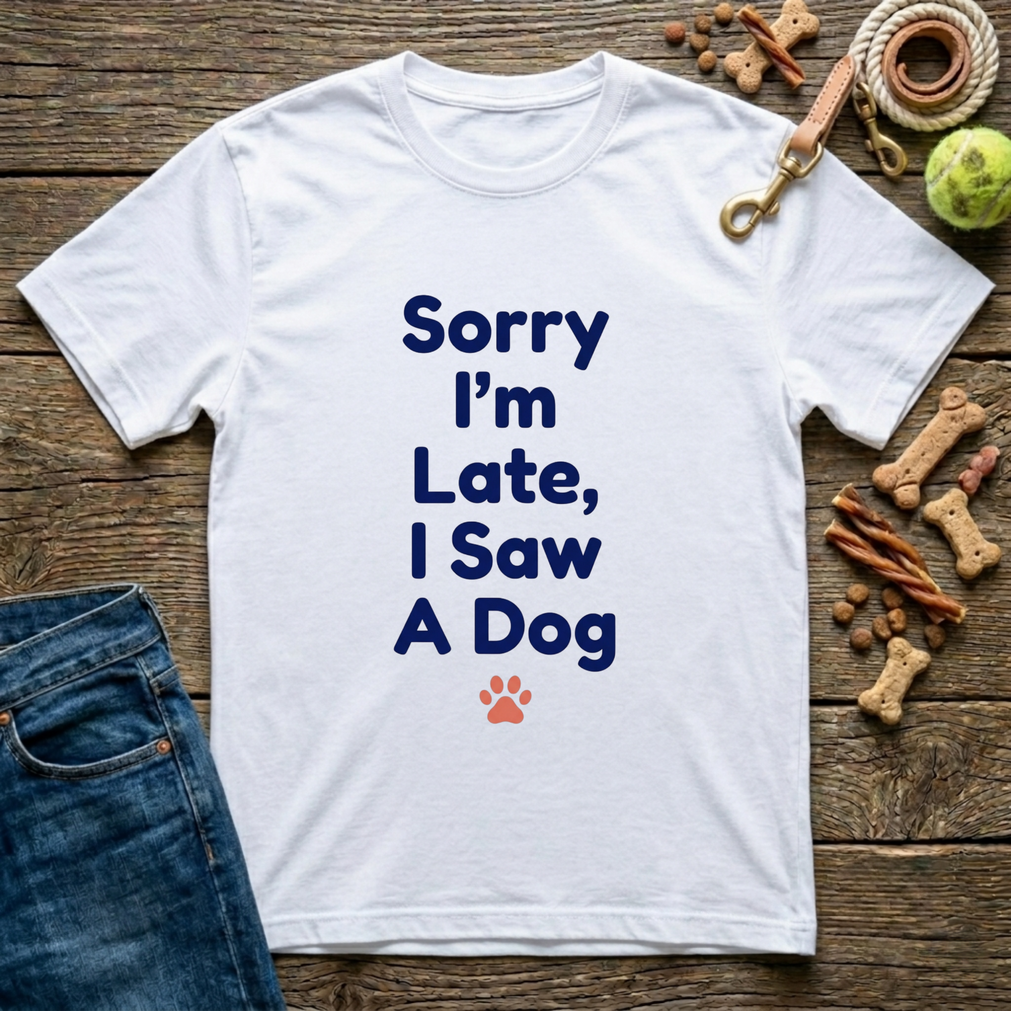 Sorry I’m Late, I Saw a Dog T-Shirt