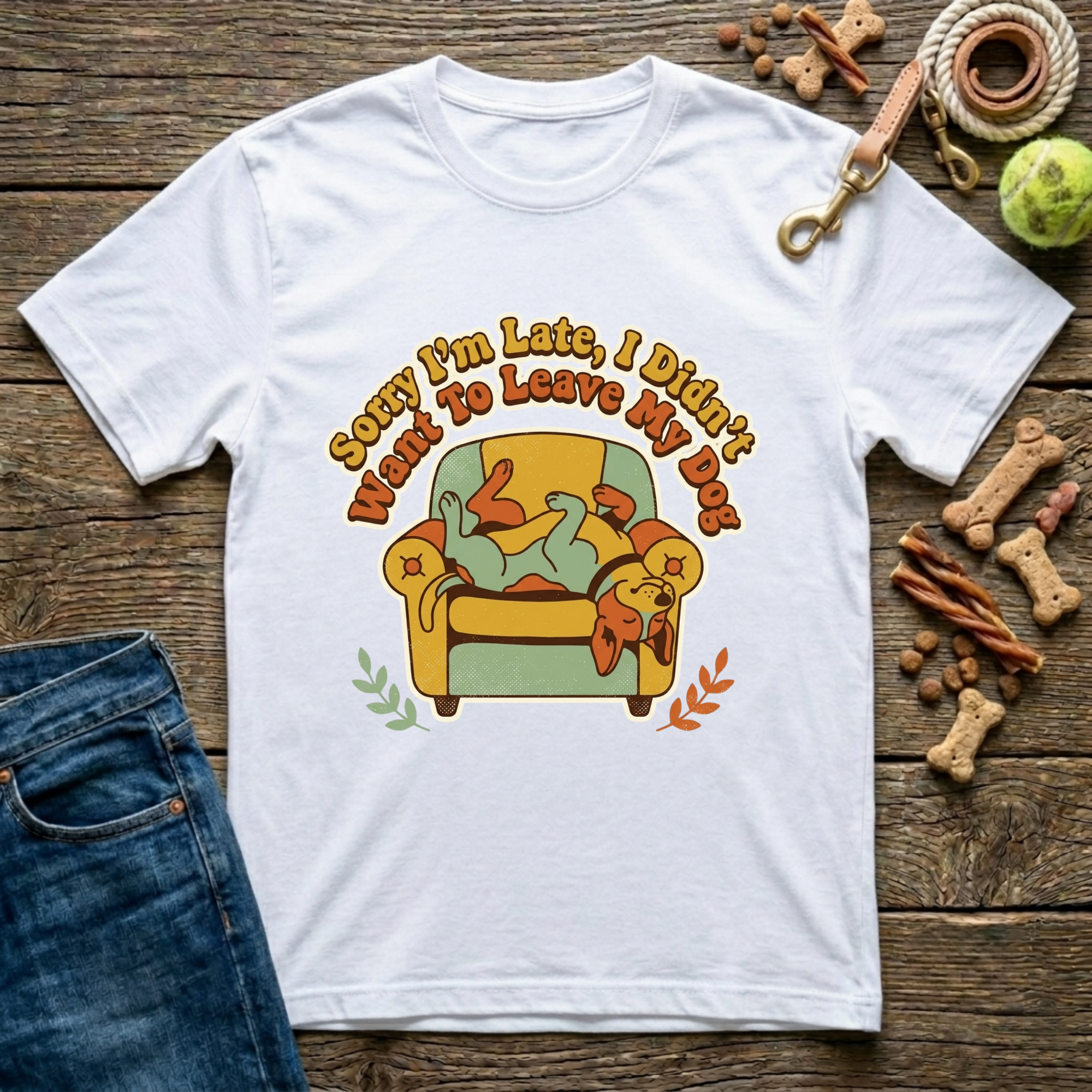 Sorry I’m Late I Didn’t Want To Leave My Dog T-Shirt